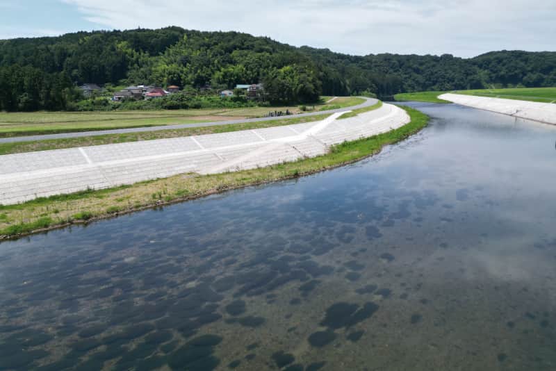 小堀建設が手がけた河川護岸工事