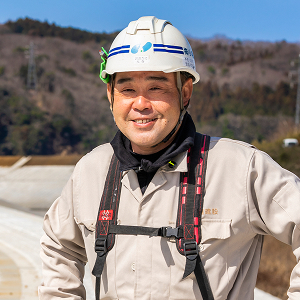 大地を相手にダイナミックな施工を挑み、やり切ったときの手応え。